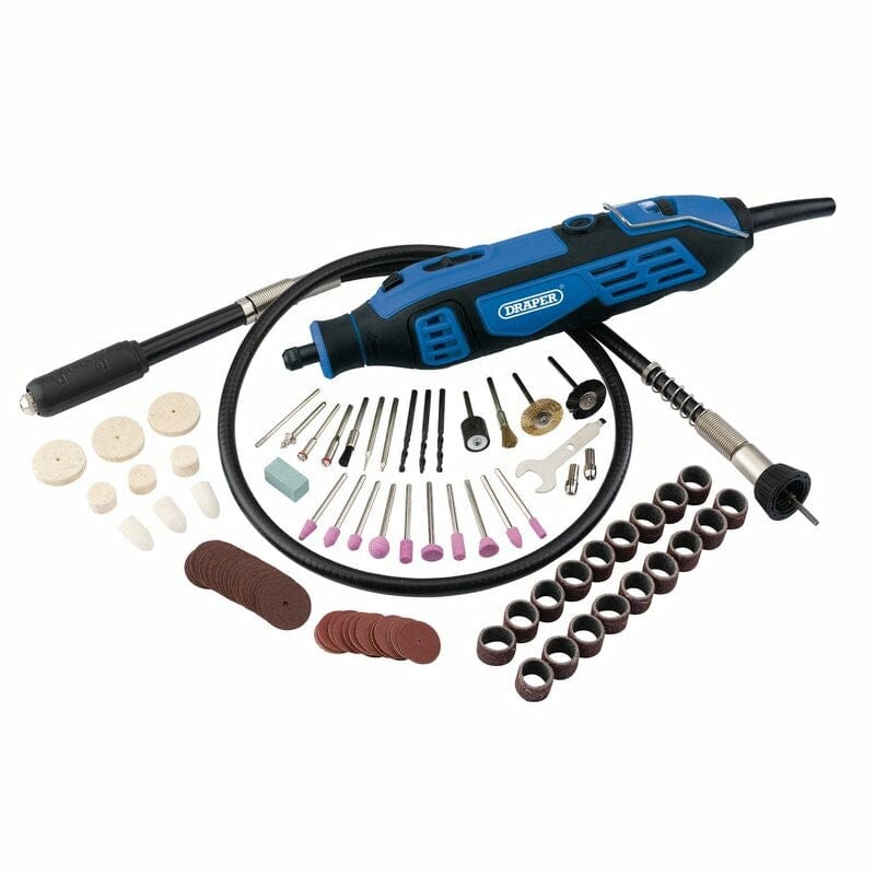 Multislijper kit 230V/180W, 111dlgDraper ToolsMZS Gereedschap