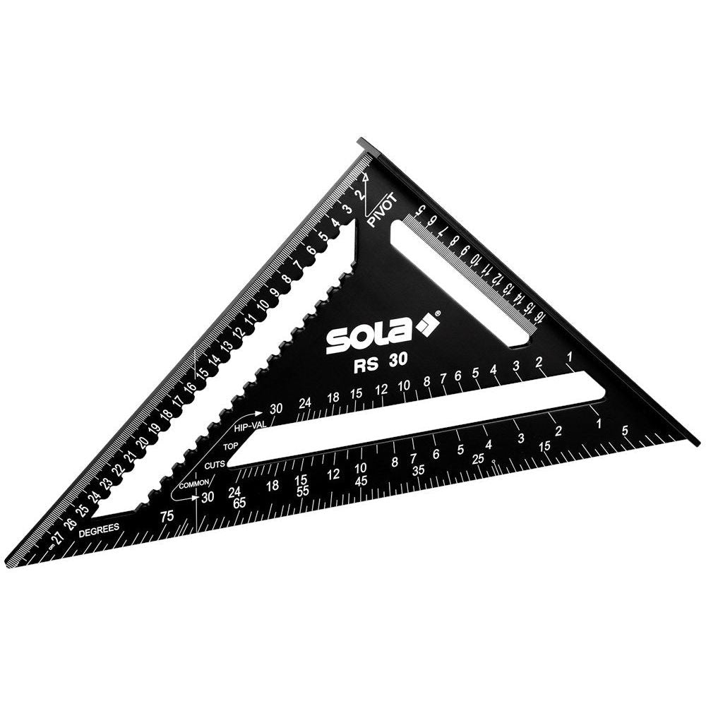 Metrische winkelhaak RS 30 30cm, zwart, gecoat-0