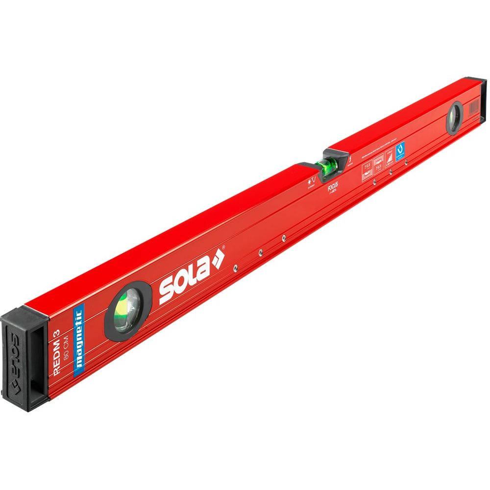 SOLA Kokerprofiel waterpas RedM 3 80-0