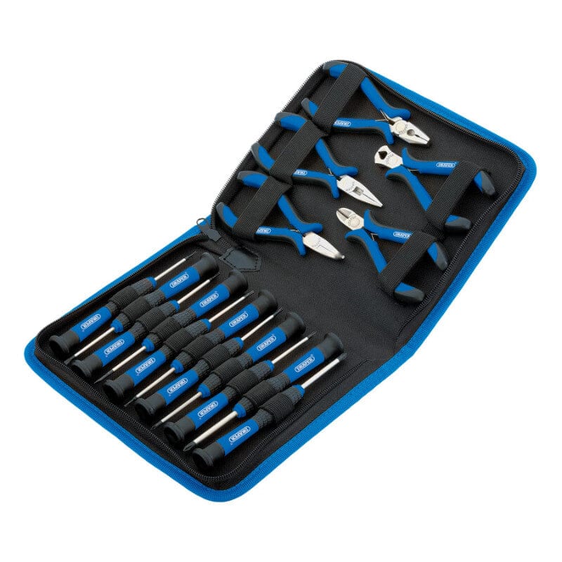 Precisie tangen en schroevendraaierset, 16dlgDraper ToolsMZS Gereedschap