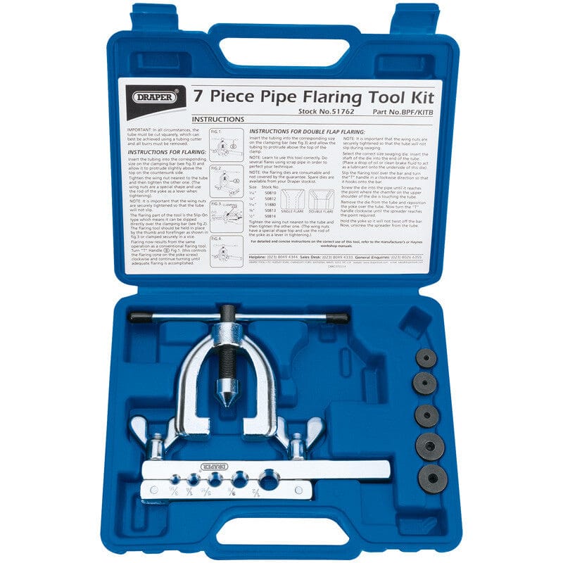 Remleiding felsset, 7dlgDraper ToolsMZS Gereedschap