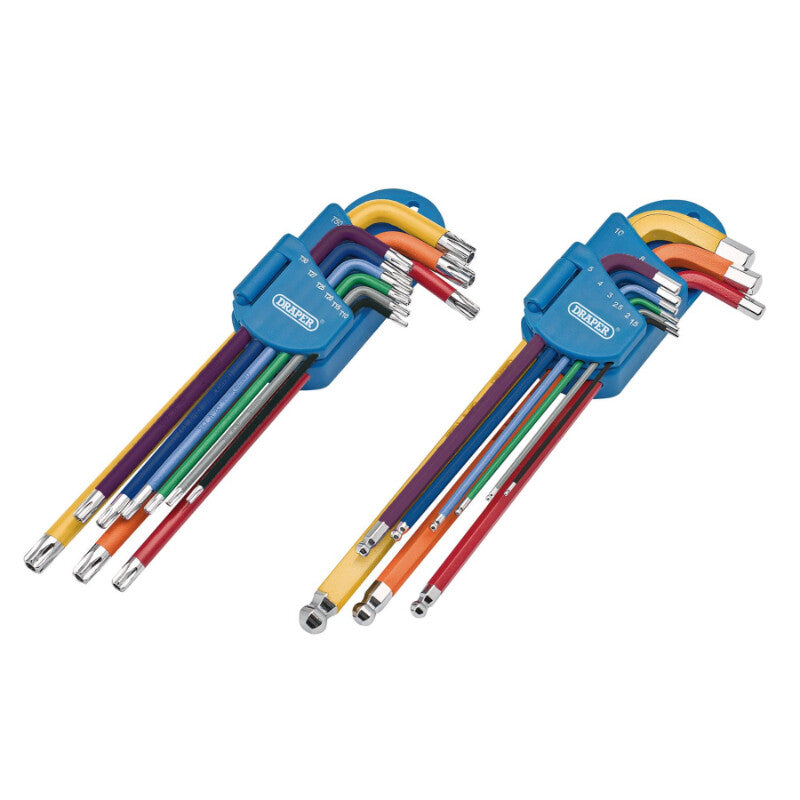 Resi torx en inbussleutel set, 18dlg