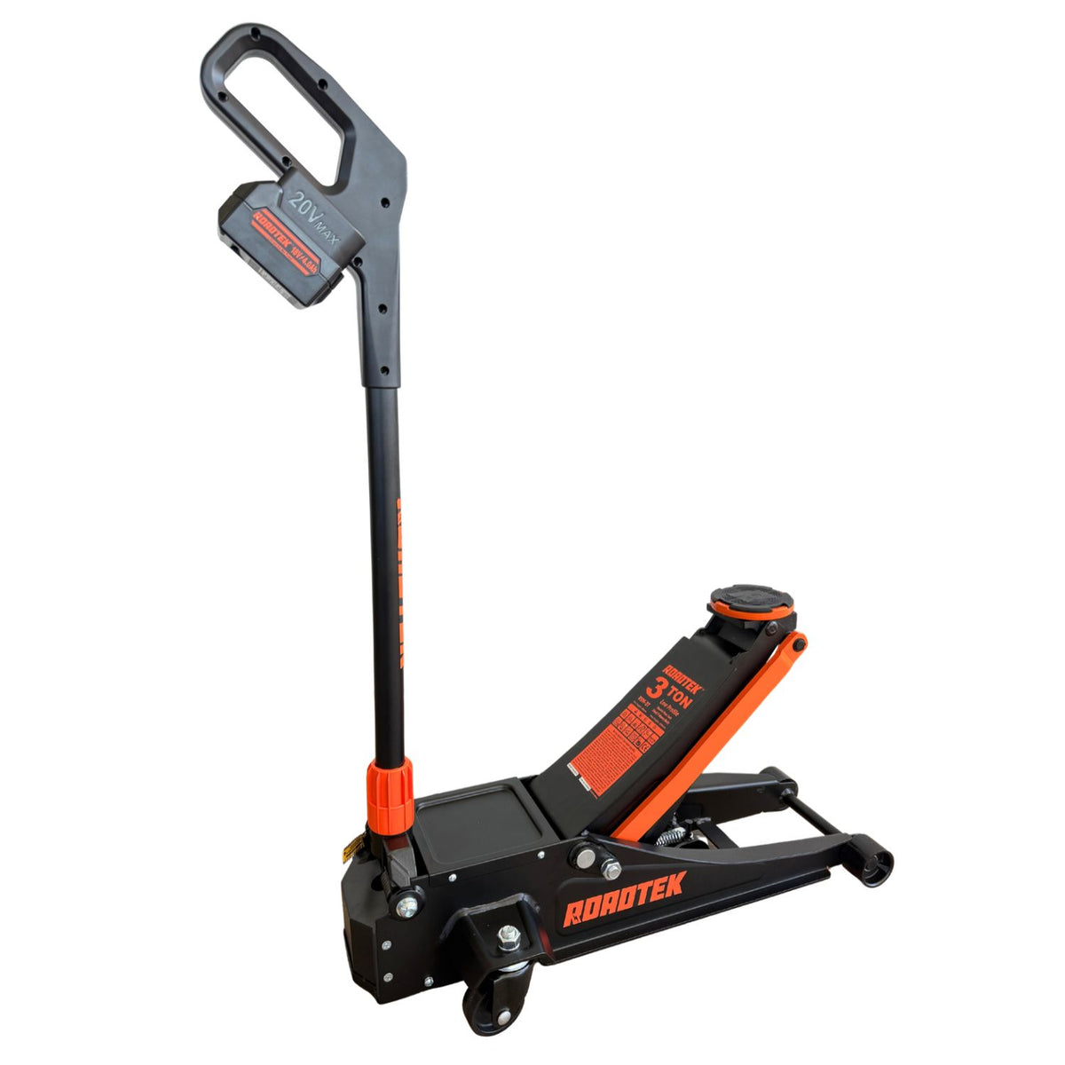 Elektrische garagekrik laag profiel 3 ton met 18V accu