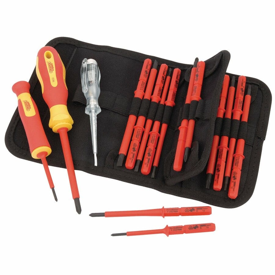 Schroevendraaierset, VDE, 18dlg-Draper Tools-MZS Gereedschap