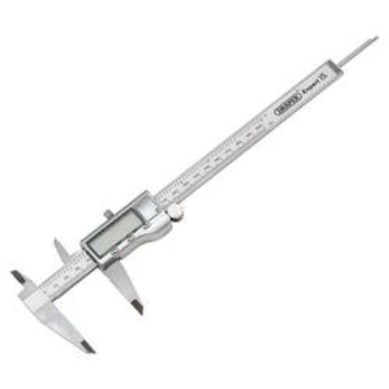Schuifmaat digitaal 0–200 mm – nauwkeurig meten met één druk op de knop-Draper Tools-MZS Gereedschap