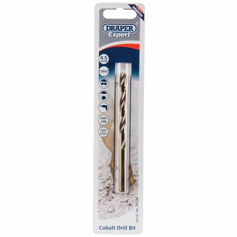 Spiraalboor 8.5mm, Cobalt-Draper Tools-MZS Gereedschap