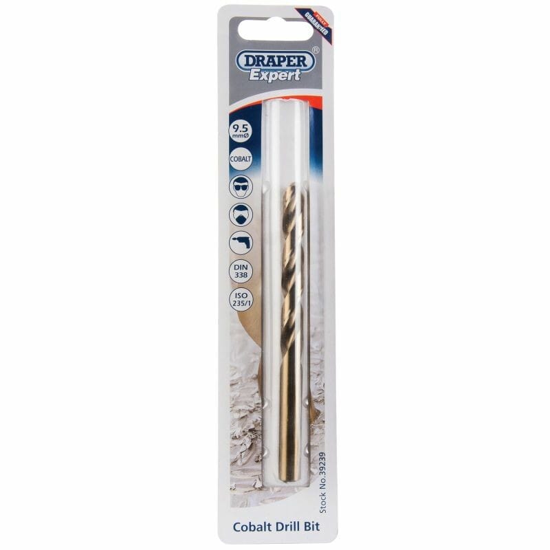Spiraalboor 9.5mm, CobaltDraper ToolsMZS Gereedschap