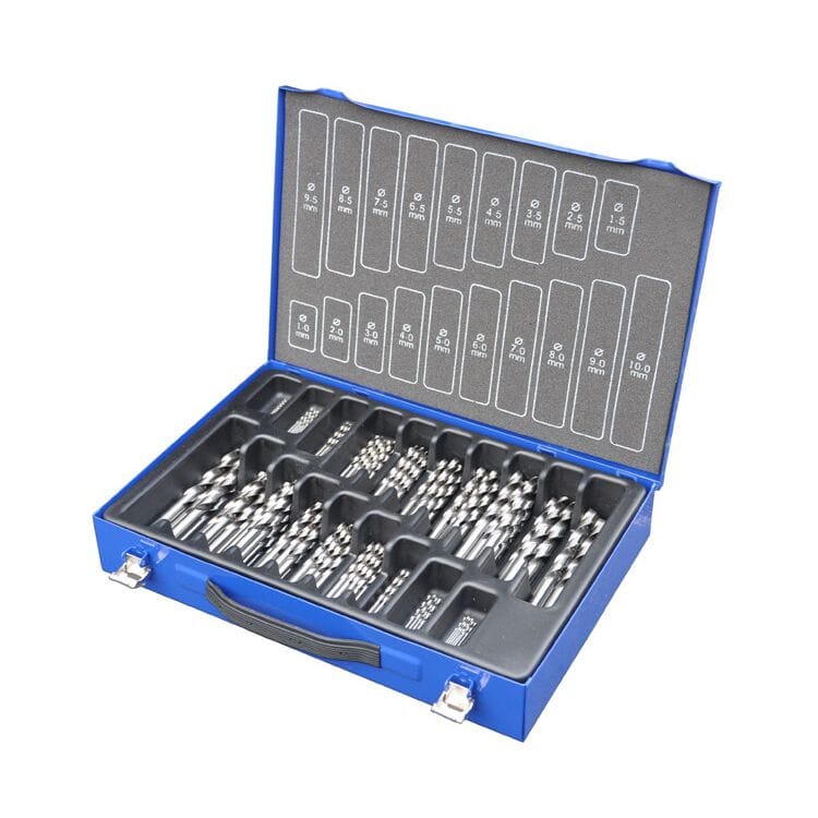 Spiraalborenset in koffer t/m 10mm, 170dlgDeltachMZS Gereedschap