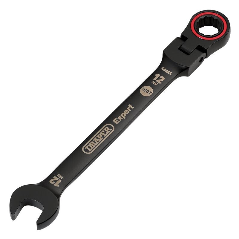 Steekringratelsleutelset, flex, zwart, 7dlg