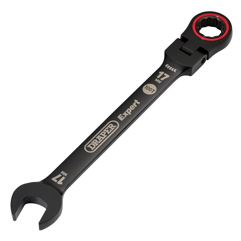 Steekringratelsleutelset, flex, zwart, 7dlg