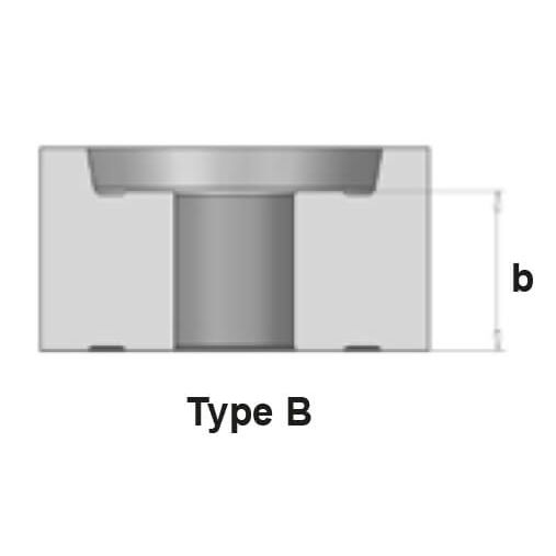 Diamant Strijkfrezen Ø=100 x 25 mm, B=48 mm, Z=2+2, DP