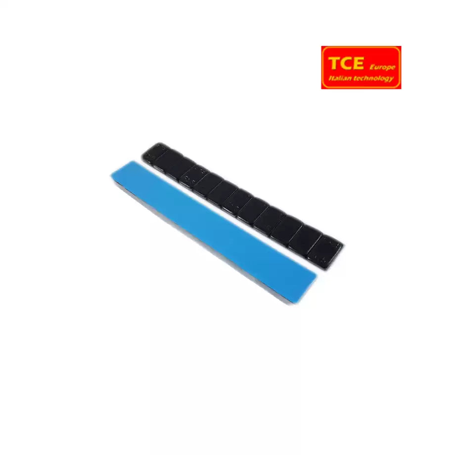 T-1460-B Zelfklevende wielgewichten 12 x 5 gr Zwart