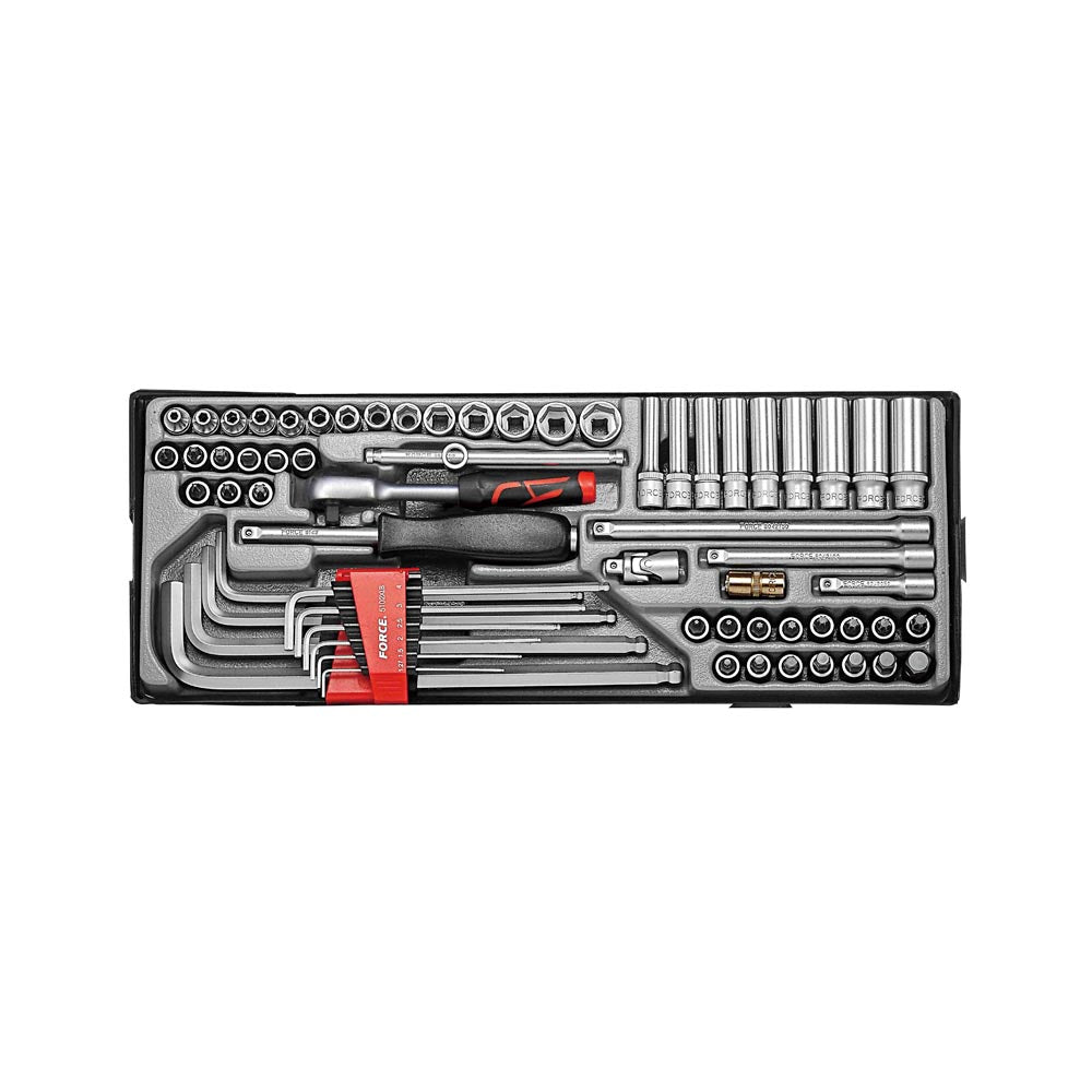 1/4" Doppencombinatieset 65-delig