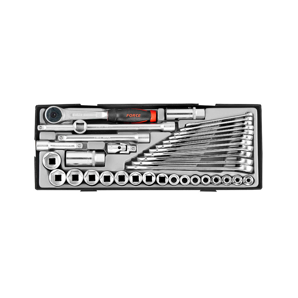 3/8" Combinatie doppen set 36-delig