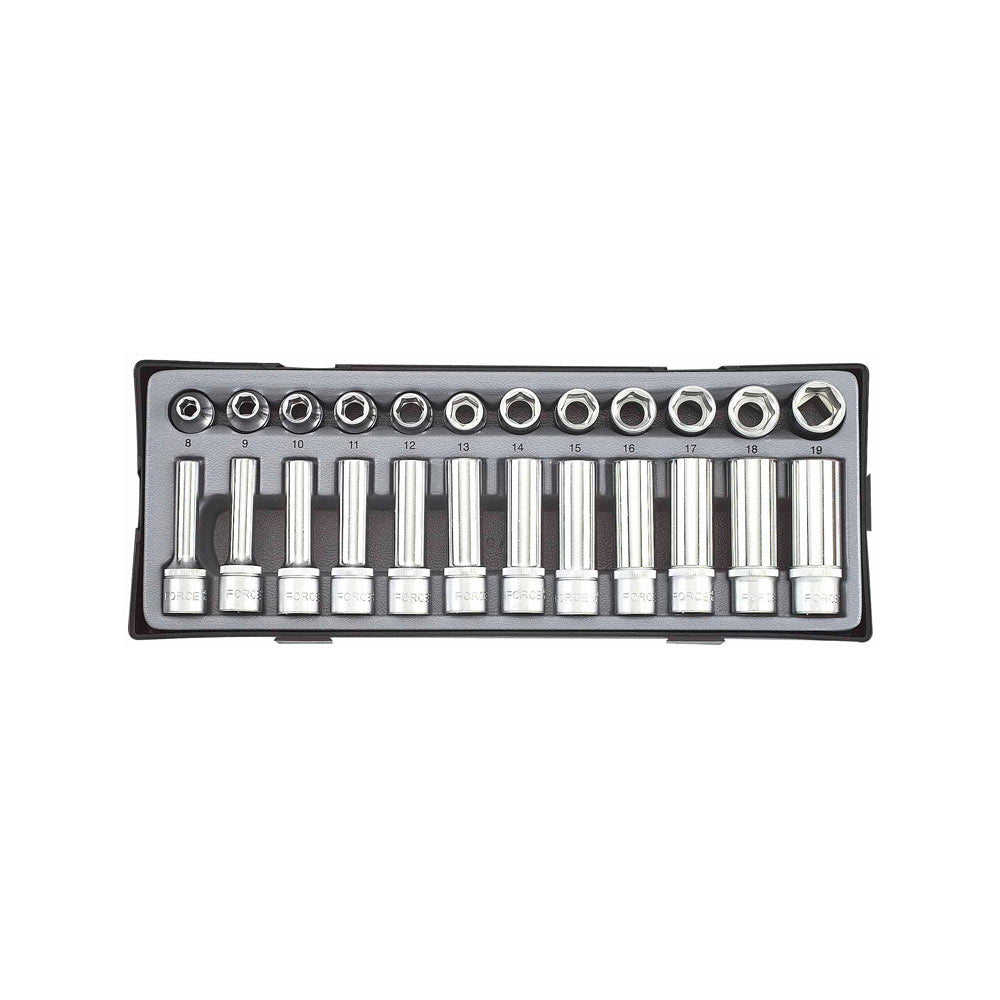 1/2" Doppenset 24 delig