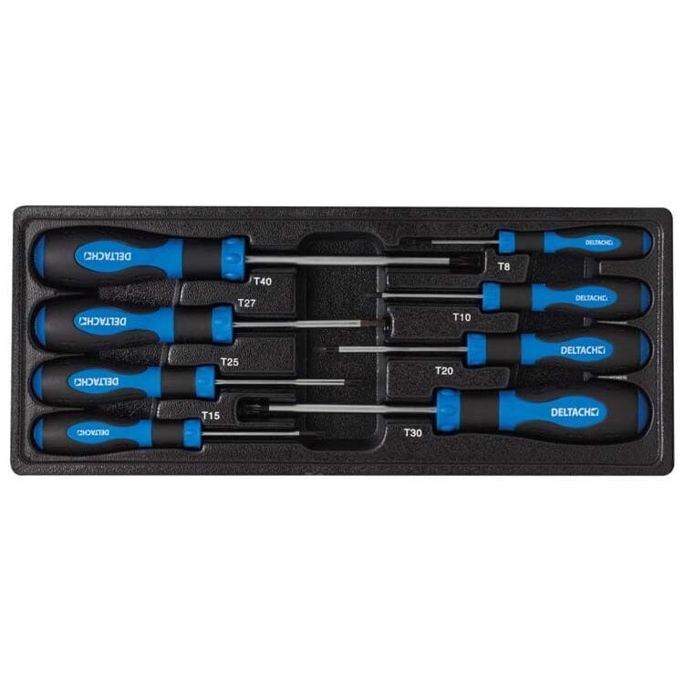 Torx schroevendraaierset, 8dlg, M - moduleDeltachMZS Gereedschap