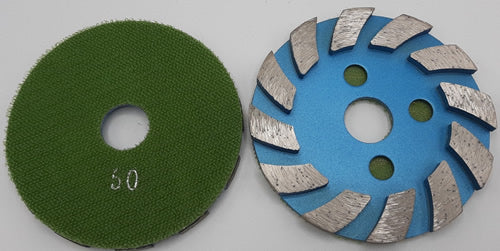 Korrel 50 - 100mm Diamant Slijpschijf - Beton, Terrazzo & Hardsteen