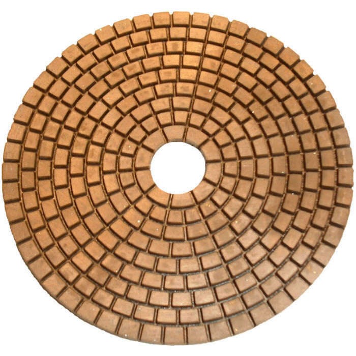 Korrel 400 - 125mm koper pad - Beton, Terrazzo & Hardsteen Diamant Polijstschijf
