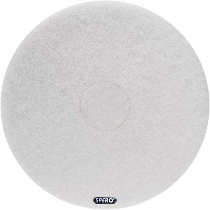 18 inch - witte dikke vloerpads (457mm) 5 stuks
