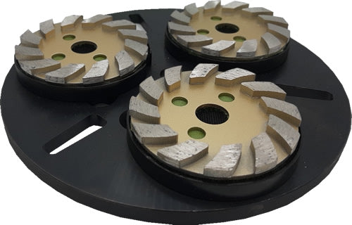 254mm - 3 x 100mm Polijst & Schuurschijven opnamebord SPBS250
