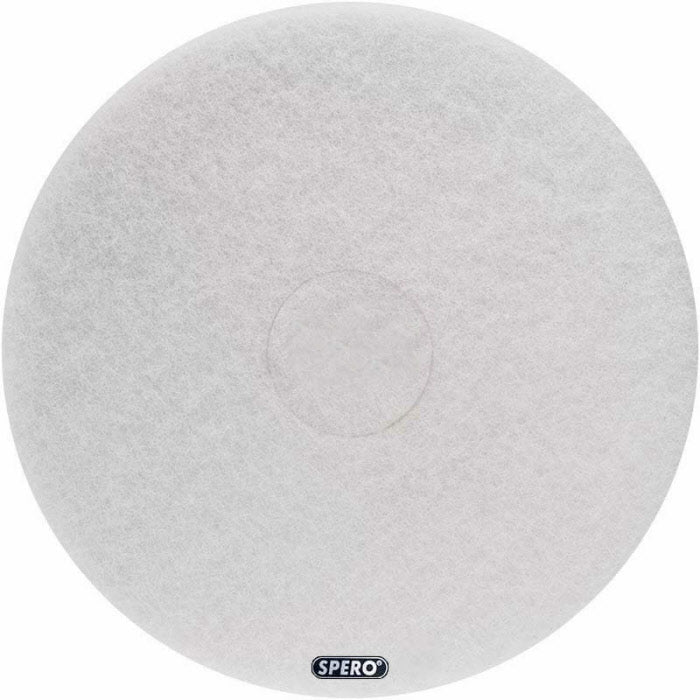18 inch - witte dikke vloerpads (457mm) 5 stuks
