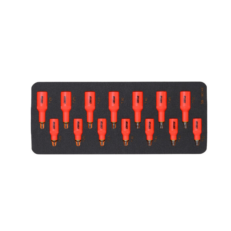 VDE 3/8"+1/2" Doppenset torx, 14-delig, M-module