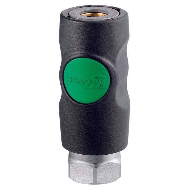 Veiligheidskoppeling 3/8" binnendr EURO (ESI - 071102) groenDeltachMZS Gereedschap