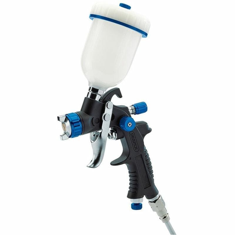 HVLP Verfspuit met Bovenbeker 100 ml – 1.0 mm Nozzle | Draper Tools-Draper Tools-MZS Gereedschap