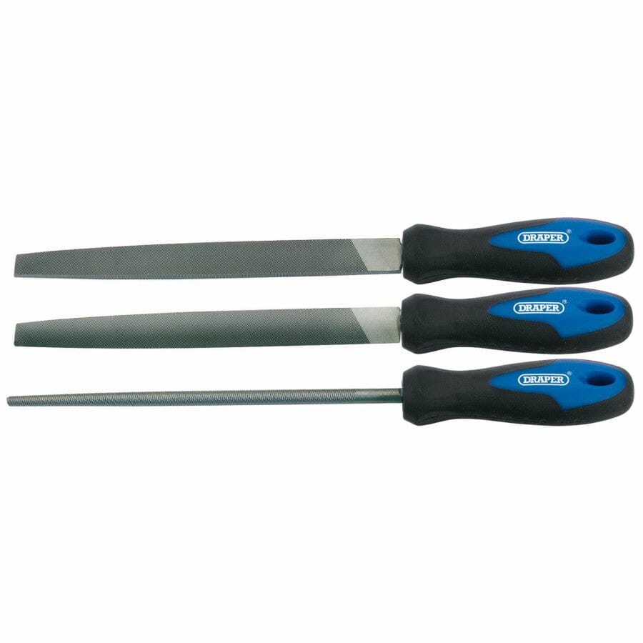 Vijl set, 200mm, 3dlgDraper ToolsMZS Gereedschap