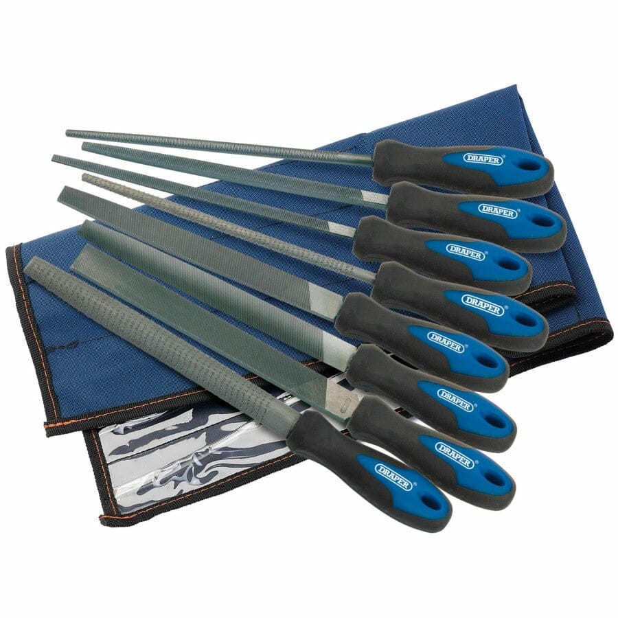 Vijlen en raspen set, 8dlgDraper ToolsMZS Gereedschap