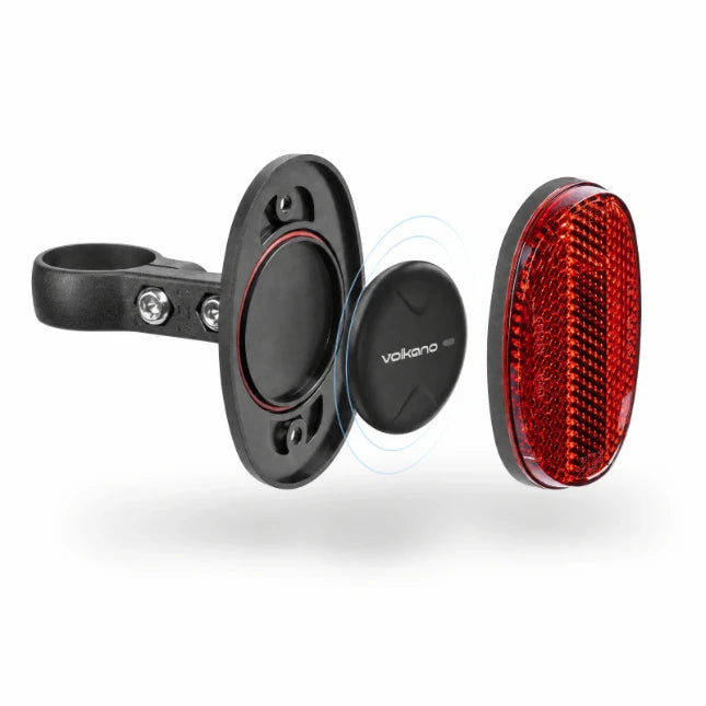 Volkano TagTrace Duo Fietsreflector met trackerhouder
