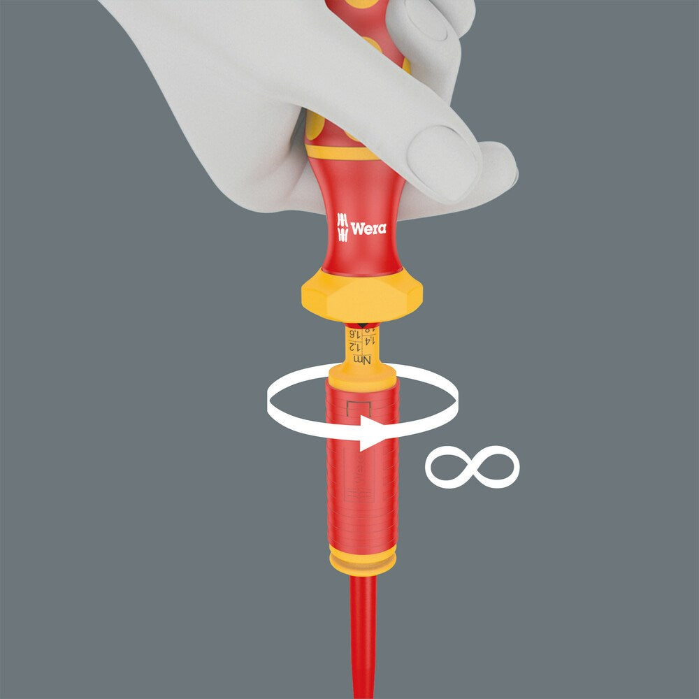 7441 KRAFTFORM INSTELBARE MOMENTSCHROEVENDRAAIER SNELWISSELHOUDER, 9 MM HEX, 1.2 - 3.0 NM-7
