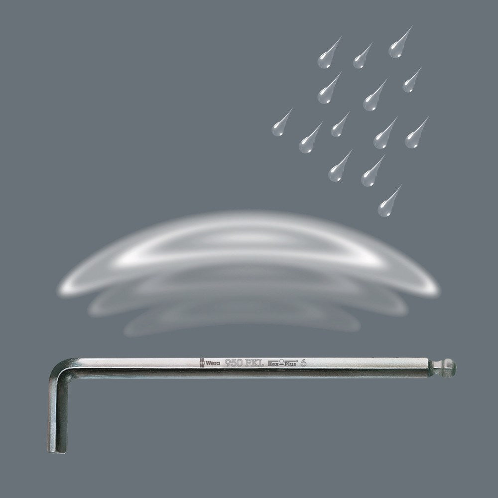 950 PKL STIFTSLEUTEL, METRISCH, VERCHROOMD, 1.5 MM-7