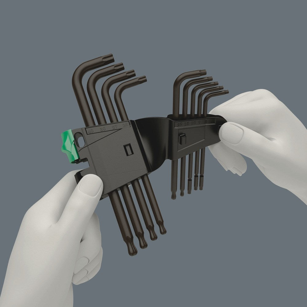 967/9 TX 1 STIFTSLEUTELSET, BLACKLASER, 9-DELIG-9