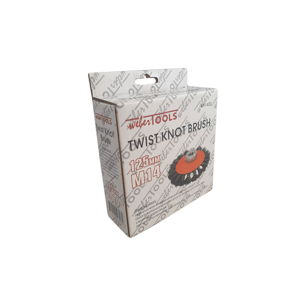 Weber Tools staalborstels voor haakse slijper 125 MM.