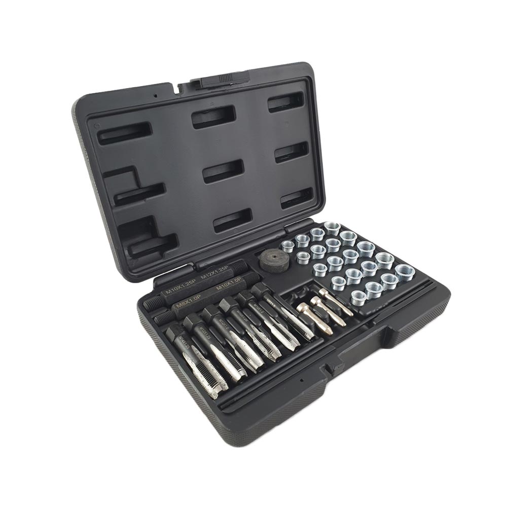 Gloeibougie schroefdraad reparatie set 31 delig