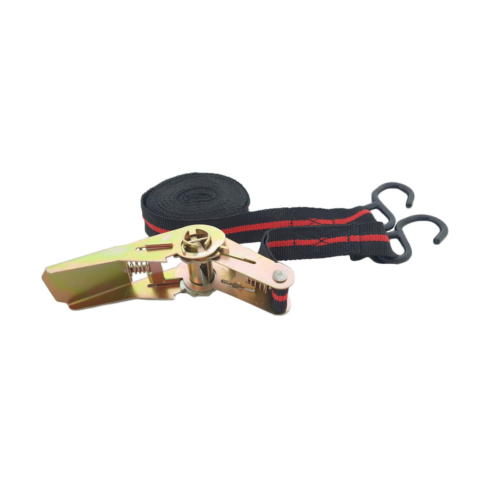 Spanband 5m x 24mm met ratel en zware haken
