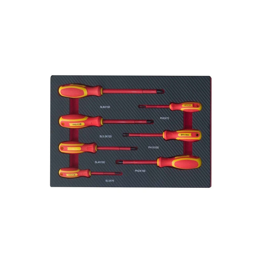 Gereedschapswagen XXL 300 delig met stalen bovenblad-10