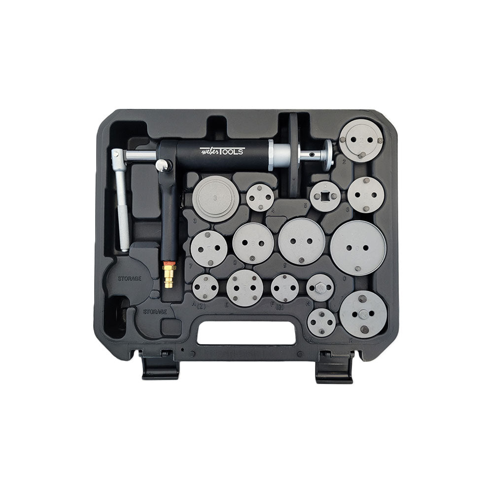 Pneumatische remzuiger terugstel set