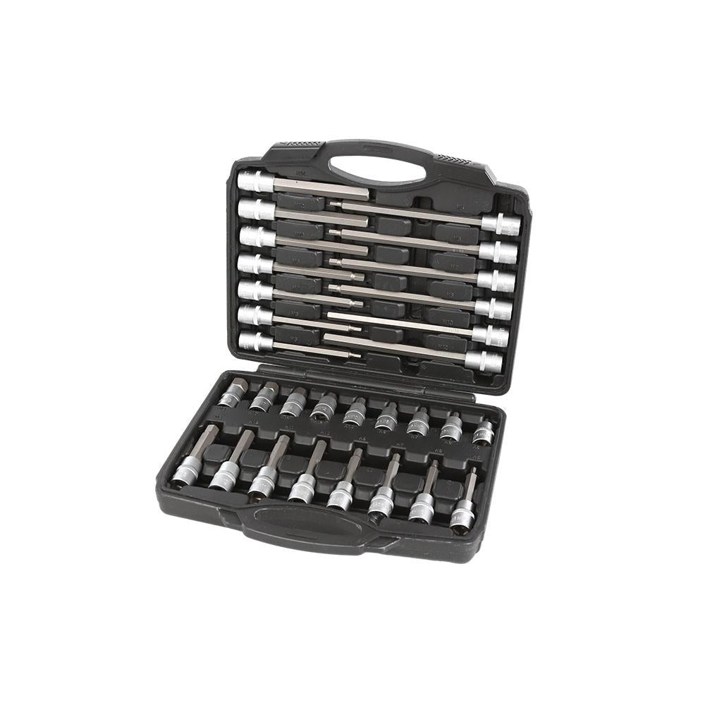 30-delige 1/2" Inbus bitset