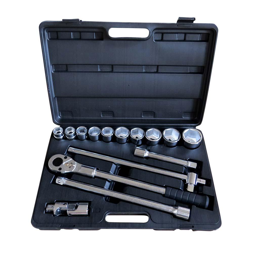 3/4" Doppenset 6-kant 15 delig
