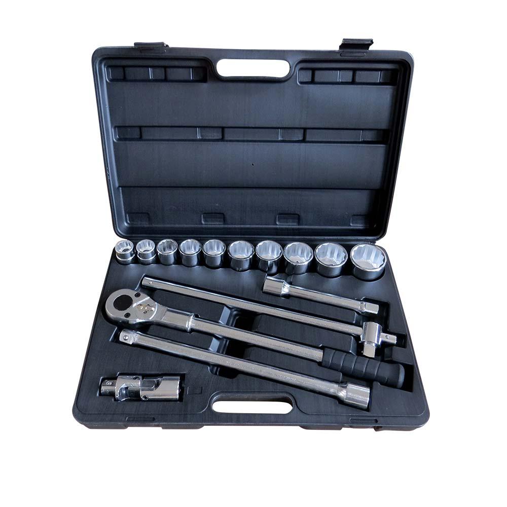 3/4" Doppenset 12-kant 15 delig