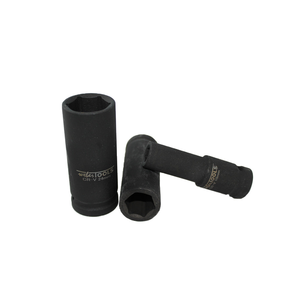1/2'' Lange en extra dunne krachtdoppenset 10-delig