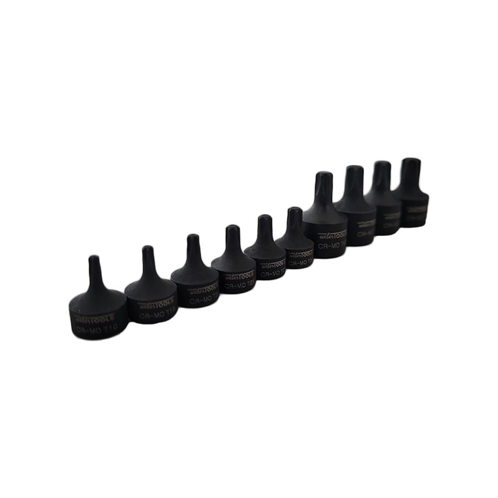 Stubby Torx Kracht Doppenset 10-delig