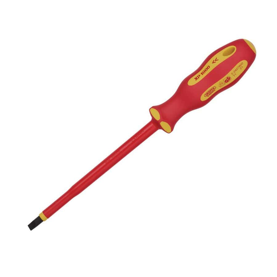XP1000 Schroevendraaier plat 6,5x150mm, VDE-Draper Tools-MZS Gereedschap
