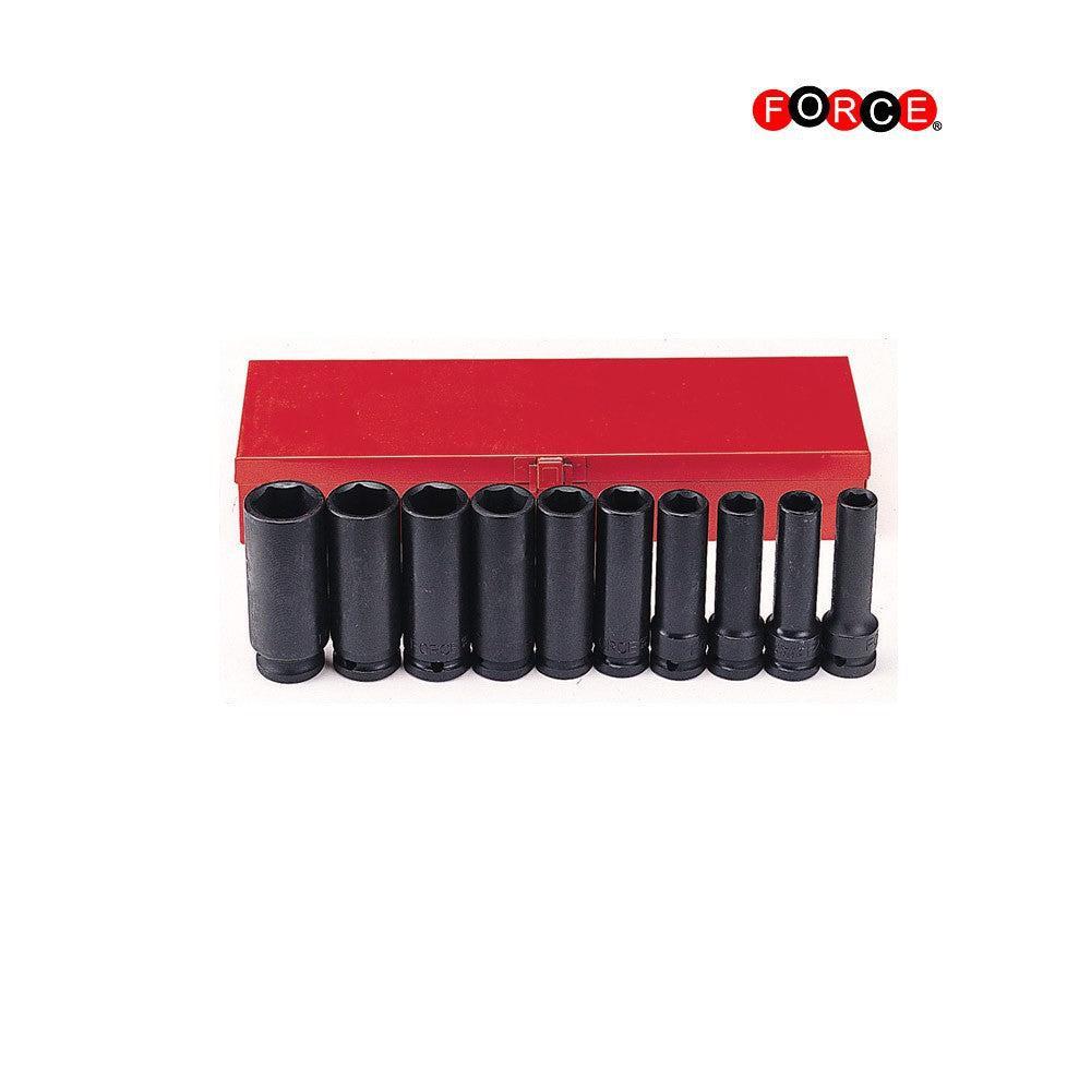 10pc 1/2" Impact deep socket
