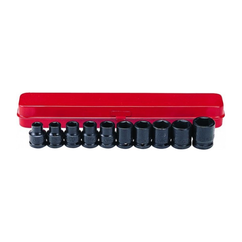 10pc 1/2" impact socket