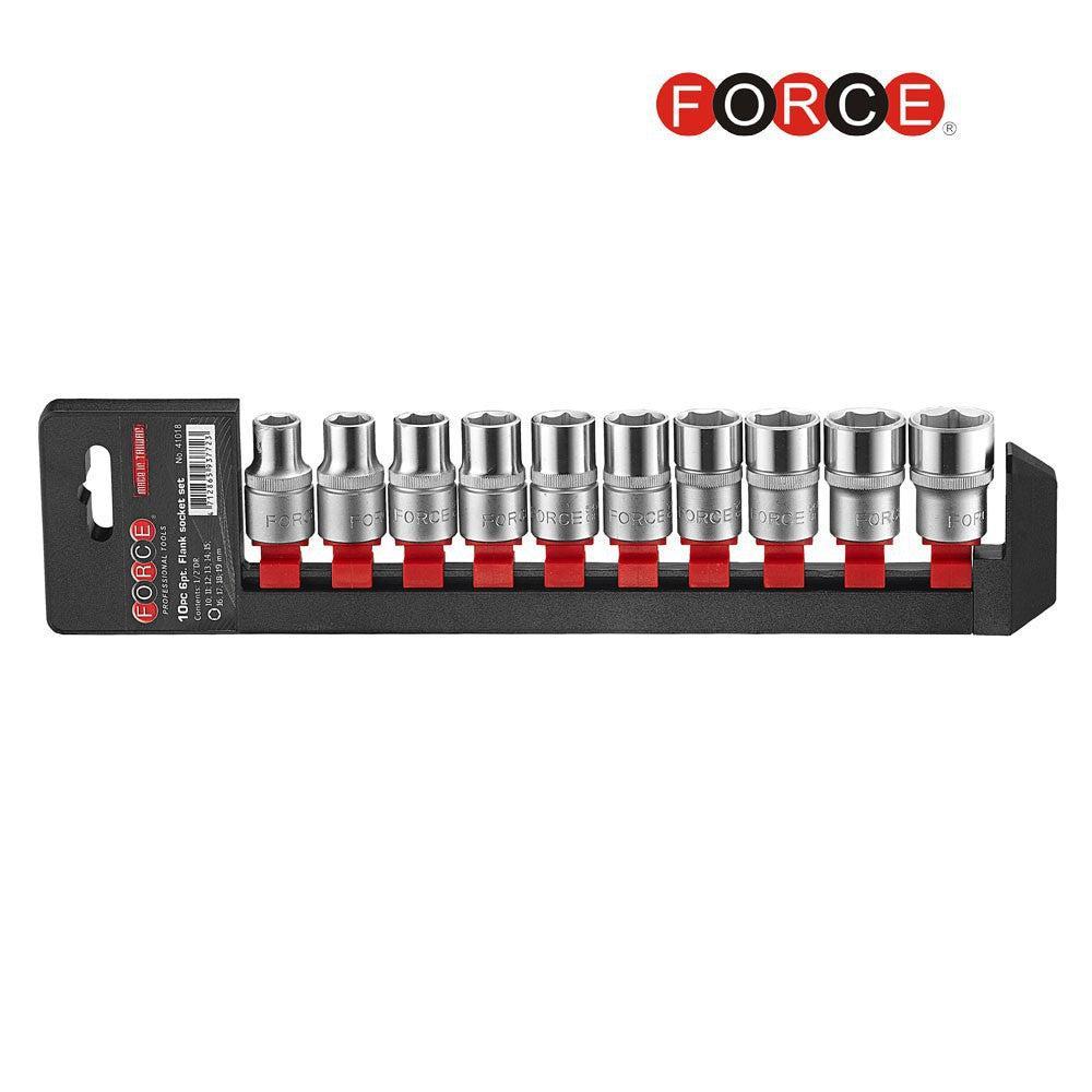 10pc 1/2"DR. 12pt. Flank socket set