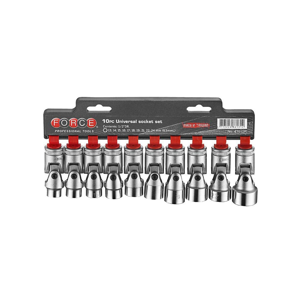 10pc 1/2"DR. Universal socket