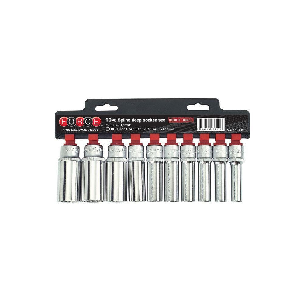 10pc deep spline socket